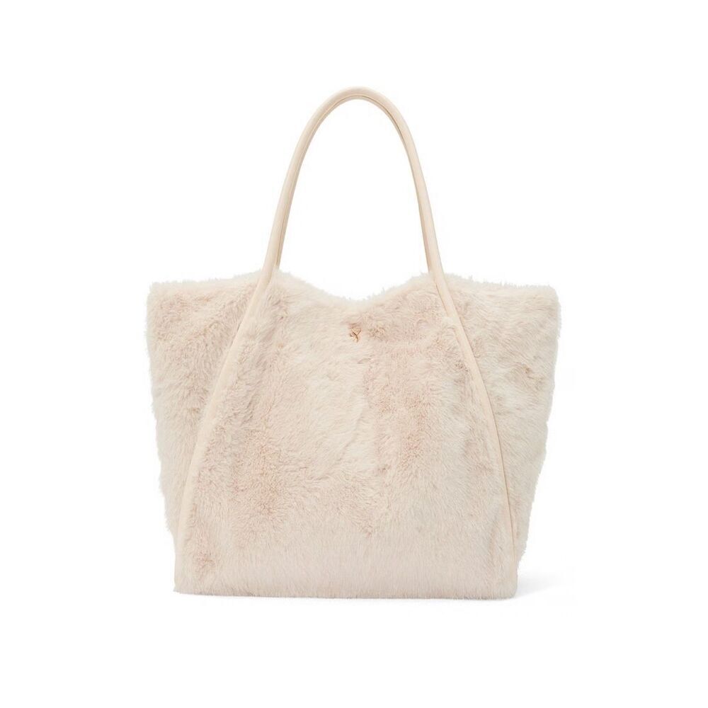 Victoria’s Secret Beige Faux For Tote Bag & Shimmer Body Spray - Picture 3 of 12